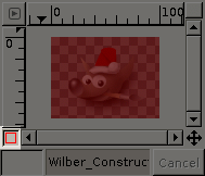 Ansicht des Dialoges Schnellmaske